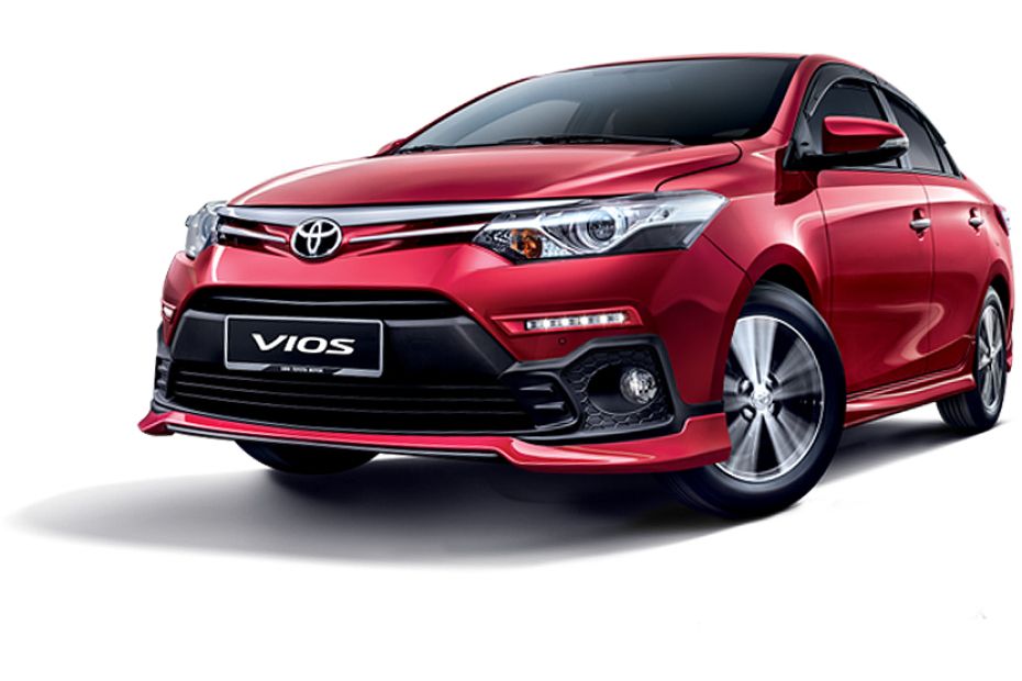 Toyota Vios (2017-2019) Crimson Spark Red Metallic