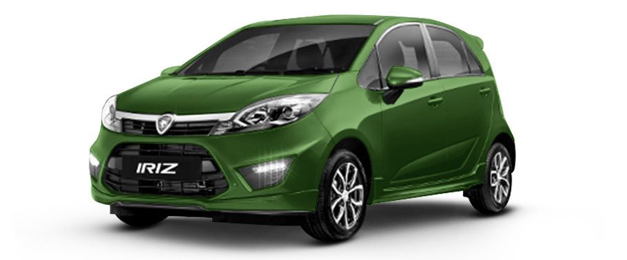 Proton Iriz (2010-2016) Citrus Green