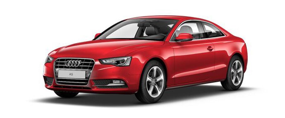 Audi A5 Coupe Brilliant Red