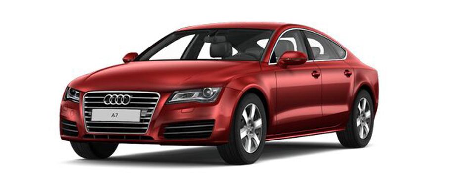 Audi A7 Phantom Garnet Red Pearl Effect