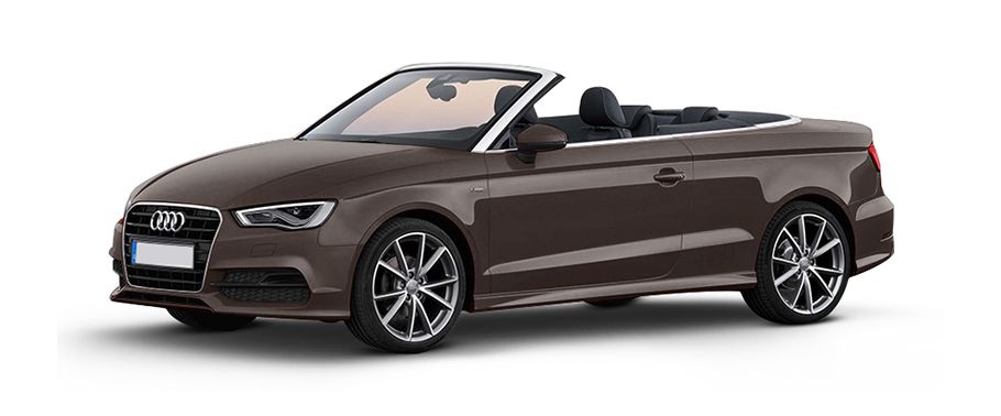Audi A3 Cabriolet Beluga Brown Metallic