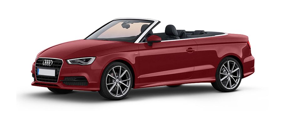 Audi A3 Cabriolet Brilliant Red