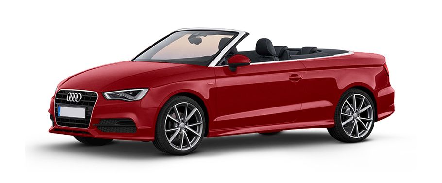 Audi A3 Cabriolet Misano Red Pearl Effect