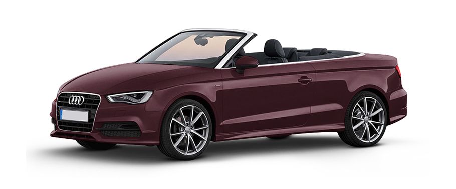 Audi A3 Cabriolet Shiraz Red Metallic