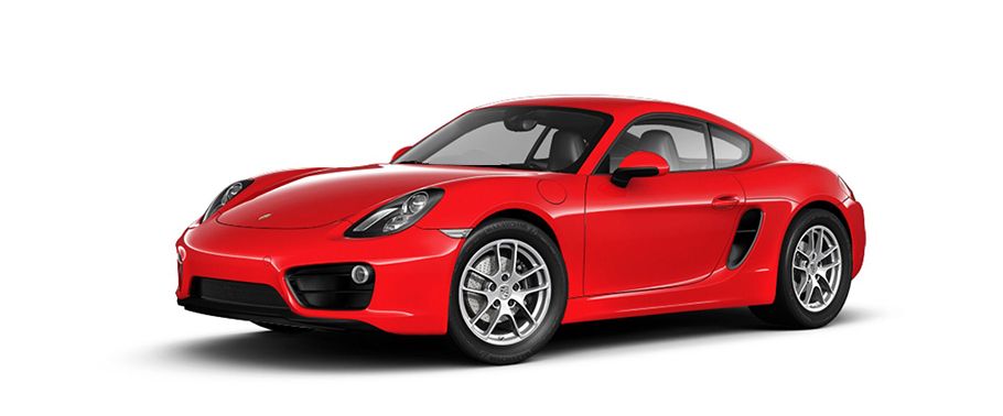 Porsche Cayman Guards Red