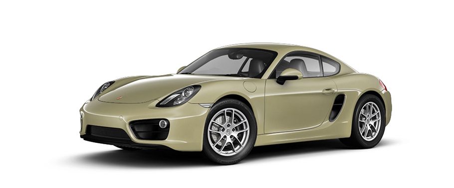 Porsche Cayman Lime Gold Metallic