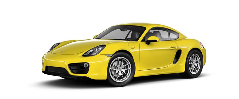 Porsche Cayman Racing Yellow