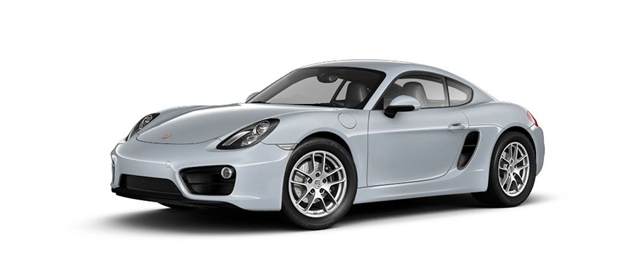 Porsche Cayman Rhodium Silver Metallic