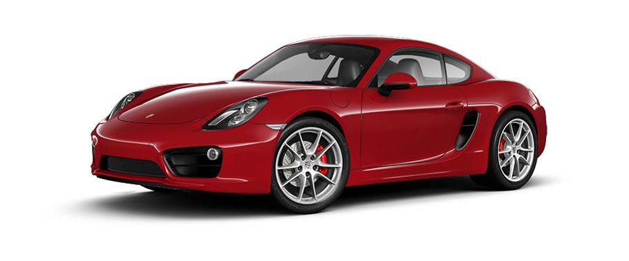 Porsche Cayman S Carmine Red