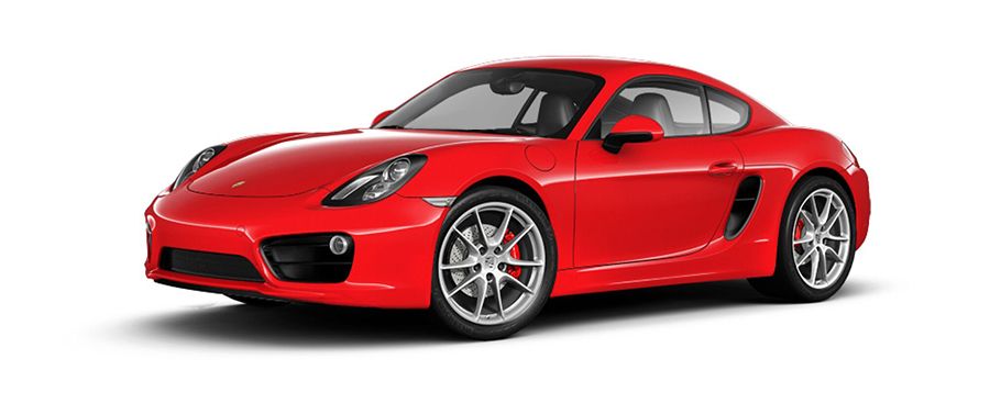 Porsche Cayman S Guards Red
