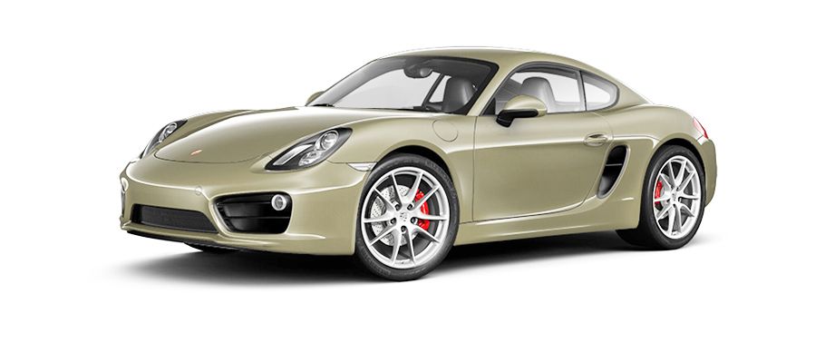 Porsche Cayman S Lime Gold Metallic