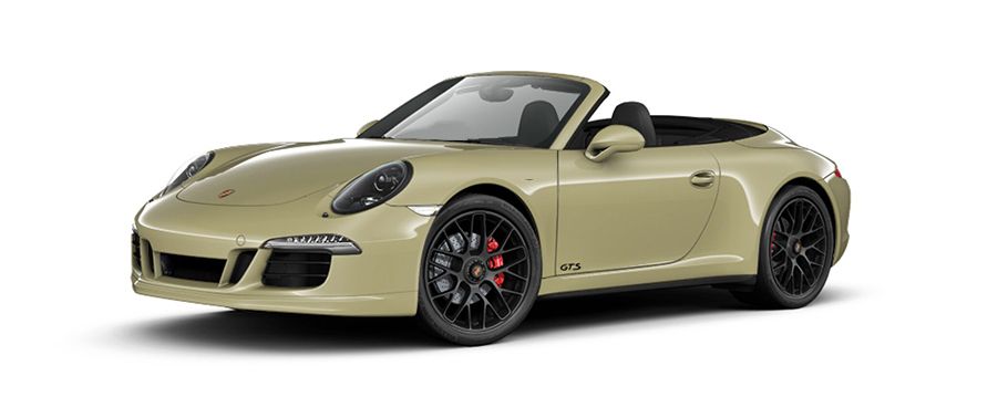 Porsche 911 Carrera GTS Cabriolet Lime Gold Metallic