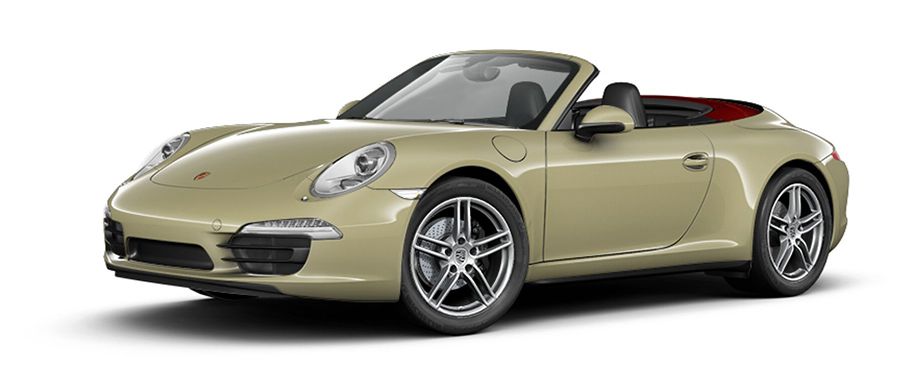 Porsche 911 Carrera 4 Cabriolet Lime Gold Metallic