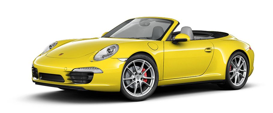 Porsche 911 Carrera 4S Cabriolet Racing Yellow Porsche 911 Carrera 4S Cabriolet Racing Yellow