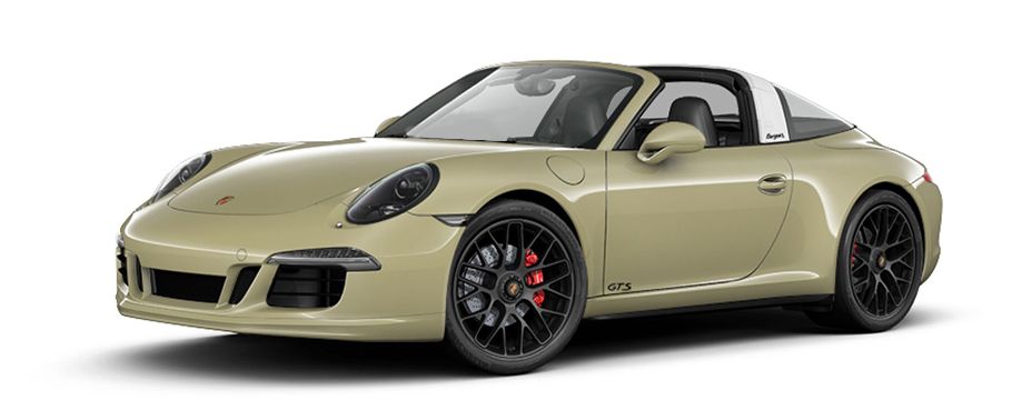 Porsche 911 Targa 4 GTS Lime Gold Metallic