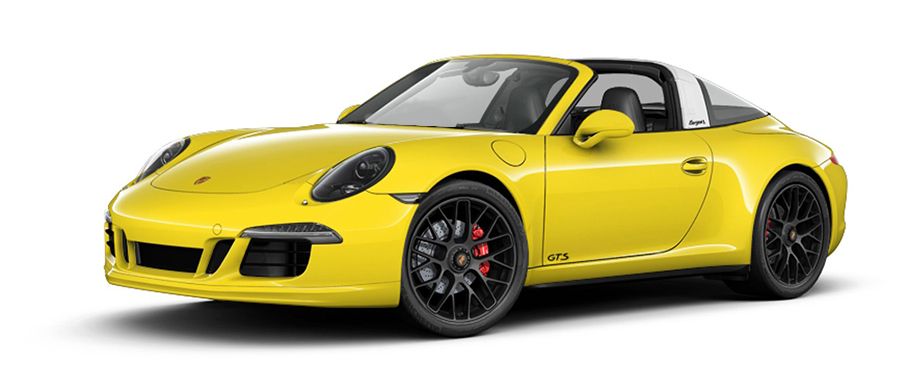 Porsche 911 Targa 4 GTS Racing Yellow