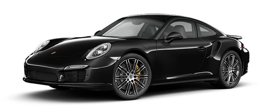 Porsche 911 Turbo S Jet Black Metallic