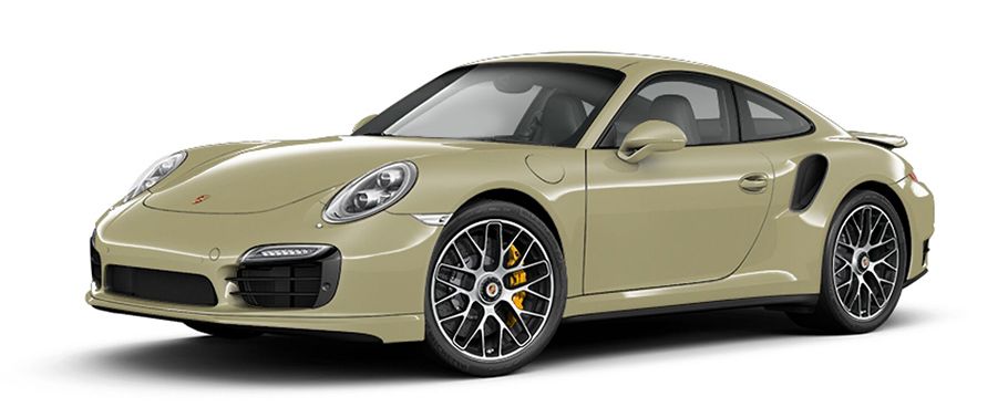 Porsche 911 Turbo S Lime Gold Metallic