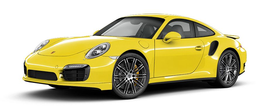 Porsche 911 Turbo S Racing Yellow