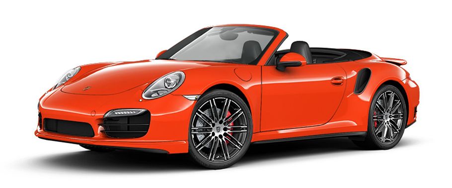 Porsche 911 Turbo Cabriolet Lava Orange Porsche 911 Turbo Cabriolet Lava Orange