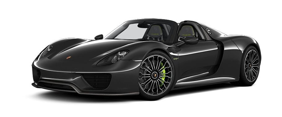 Porsche 918 Spyder Basalt Black Metallic Porsche 918 Spyder Basalt Black Metallic