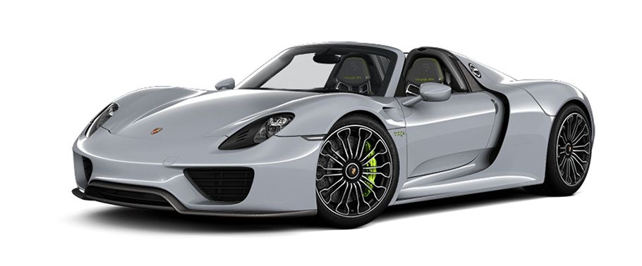 Porsche 918 Spyder Liquid Metal Silver Porsche 918 Spyder Liquid Metal Silver