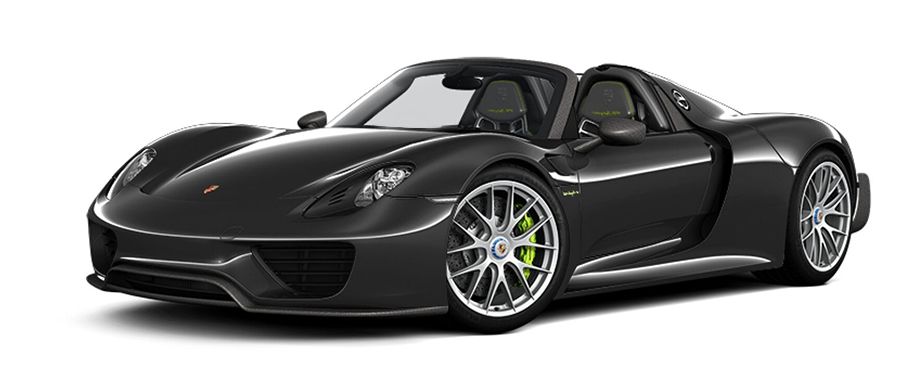 Porsche 918 Spyder Weissach package Basalt Black Metallic Porsche 918 Spyder Weissach package Basalt Black Metallic