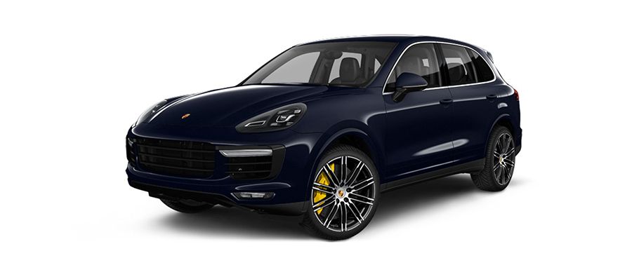 Porsche Cayenne Turbo S Moonlight Blue Metallic