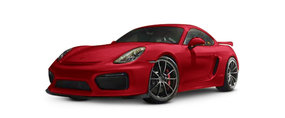 Porsche Cayman GT4 Carmine Red
