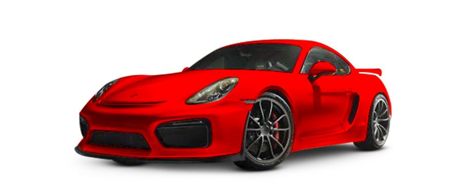 Porsche Cayman GT4 Guards Red