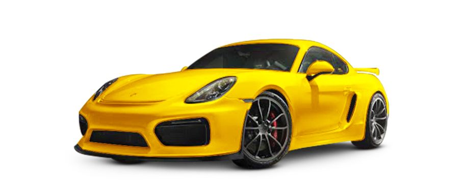 Porsche Cayman GT4 Racing Yellow