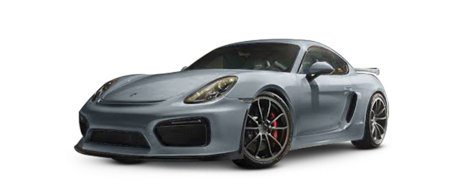 Porsche Cayman GT4 Rhodium Silver Metallic