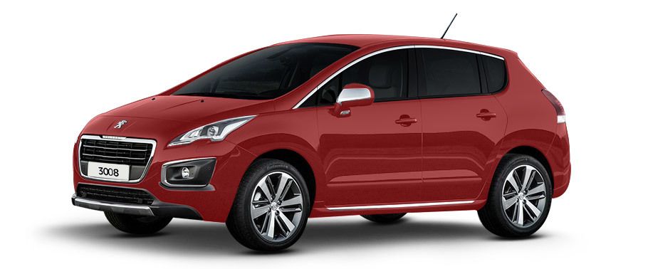 Peugeot 3008 (2008-2017) Rogue Red