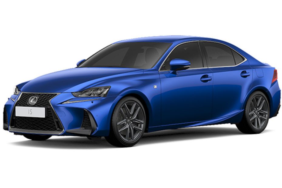 Lexus IS Heat Blue Contrast Layering