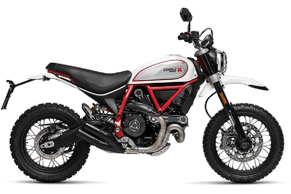 Ducati Scrambler Desert Sled White Red Ducati Scrambler Desert Sled White Red