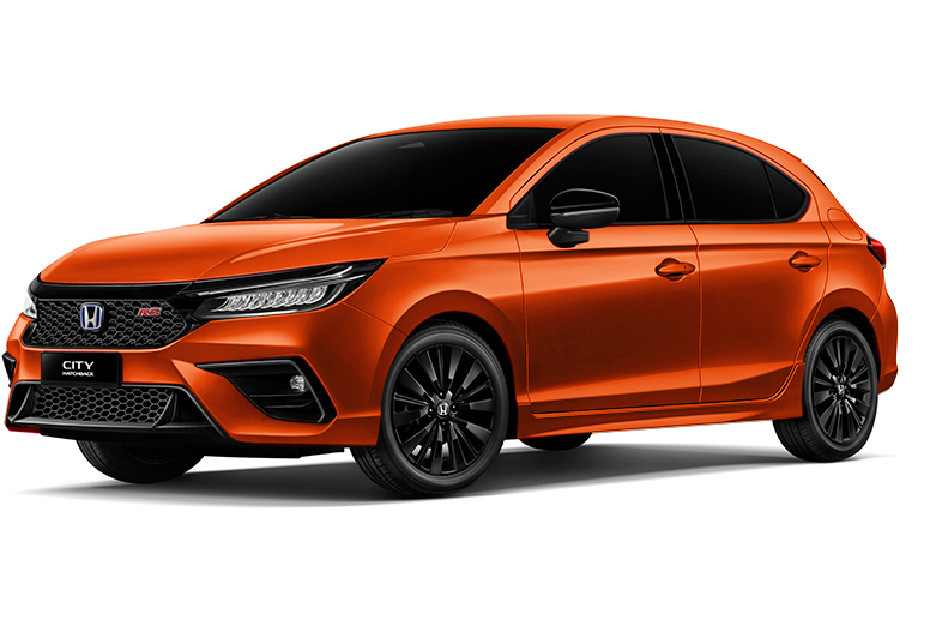 Honda City Hatchback Phoenix Orange