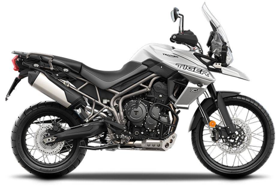 Triumph Tiger 800 Crystal White Triumph Tiger 800 Crystal White