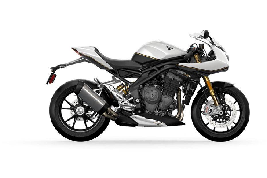 Triumph Speed Triple 1200 RR Crystal White Storm Grey Triumph Speed Triple 1200 RR Crystal White Storm Grey