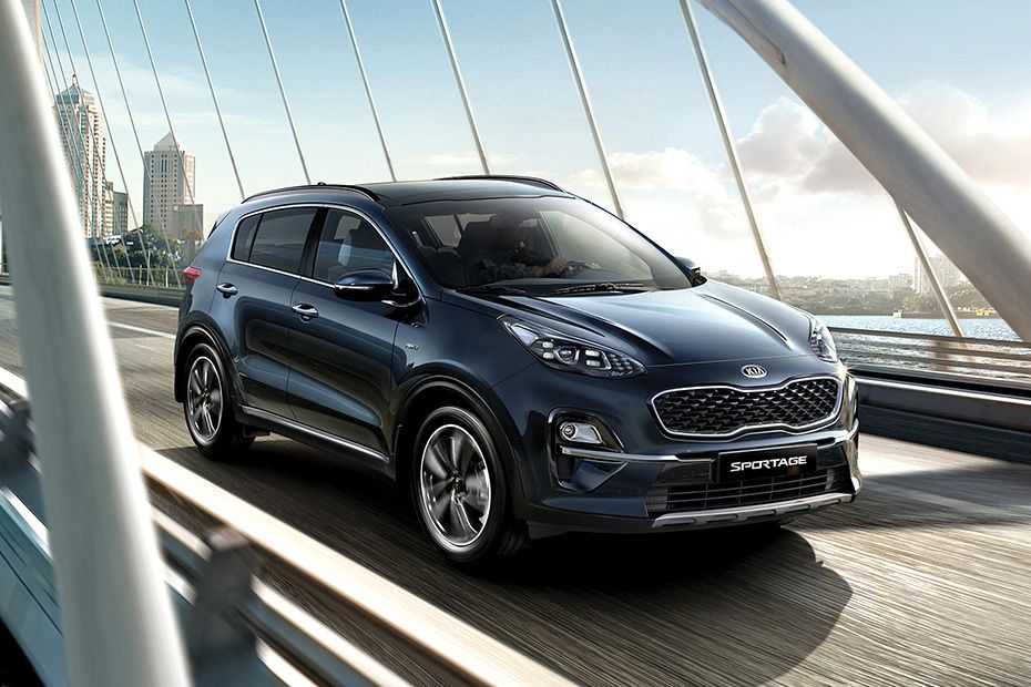 Kia Sportage Front Cross Side View Kia Sportage Front Cross Side View