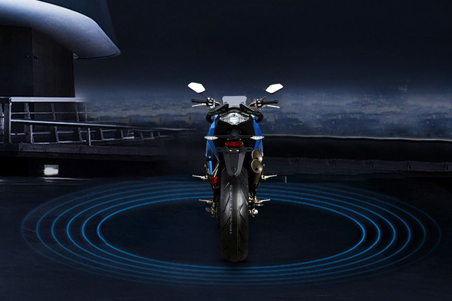 Zontes ZT310-X Rear Viewfull Image Zontes ZT310-X Rear Viewfull Image