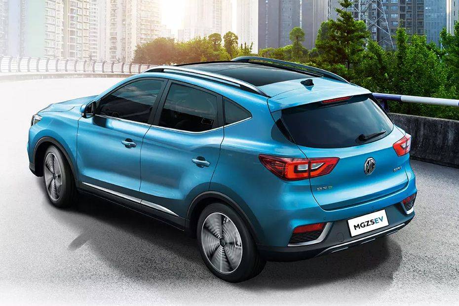 Rear Medium View of MG ZS EV Rear Medium View of MG ZS EV
