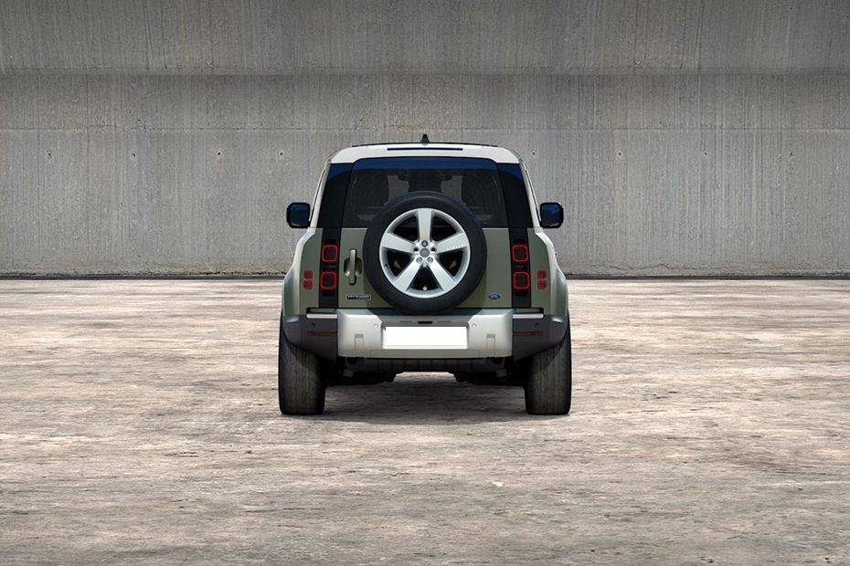 Full Rear View of Land Rover Defender Full Rear View of Land Rover Defender
