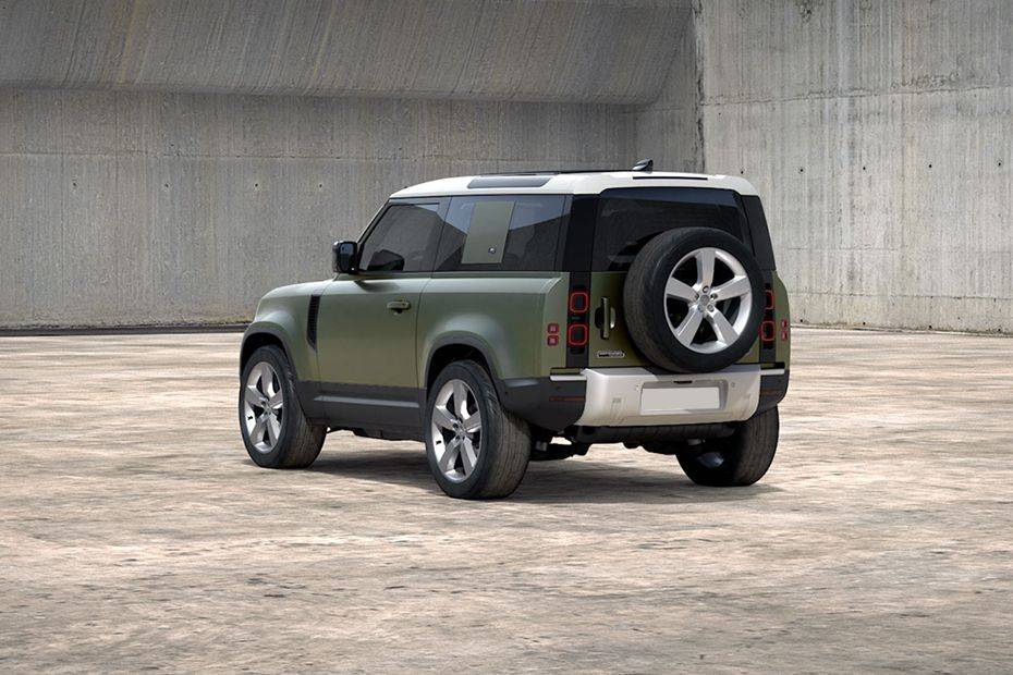 Rear Cross View of Land Rover Defender Rear Cross View of Land Rover Defender