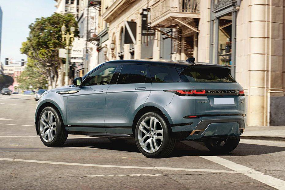 Rear Cross Side View of Land Rover Range Rover Evoque Rear Cross Side View of Land Rover Range Rover Evoque