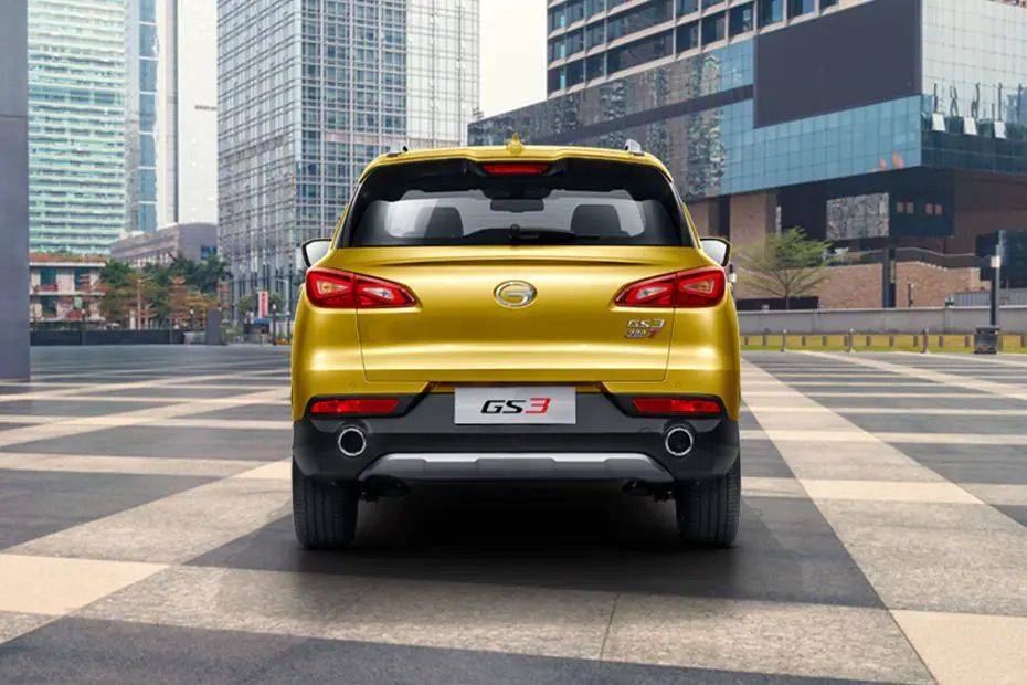 Full Rear View of GAC GS3 Full Rear View of GAC GS3