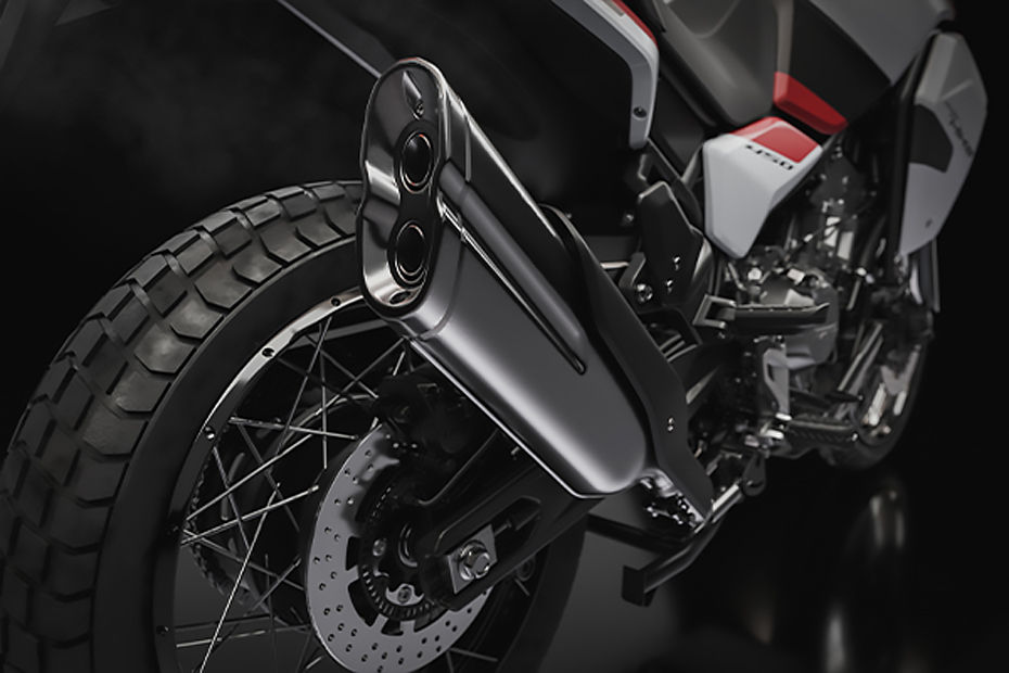 Moto Morini Alltrhike 450 Exhaust View