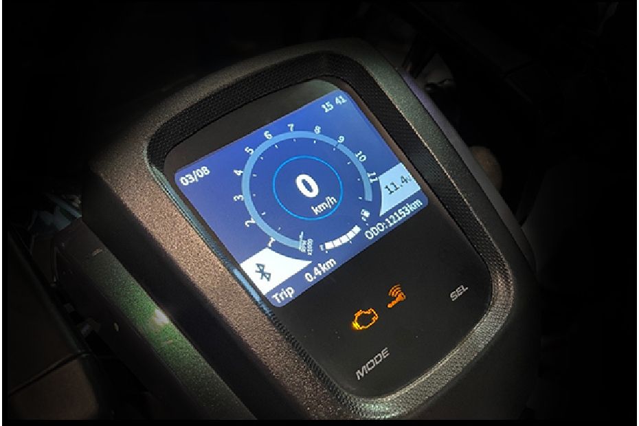 Wmoto Gemma 125 Console View Wmoto Gemma 125 Console View