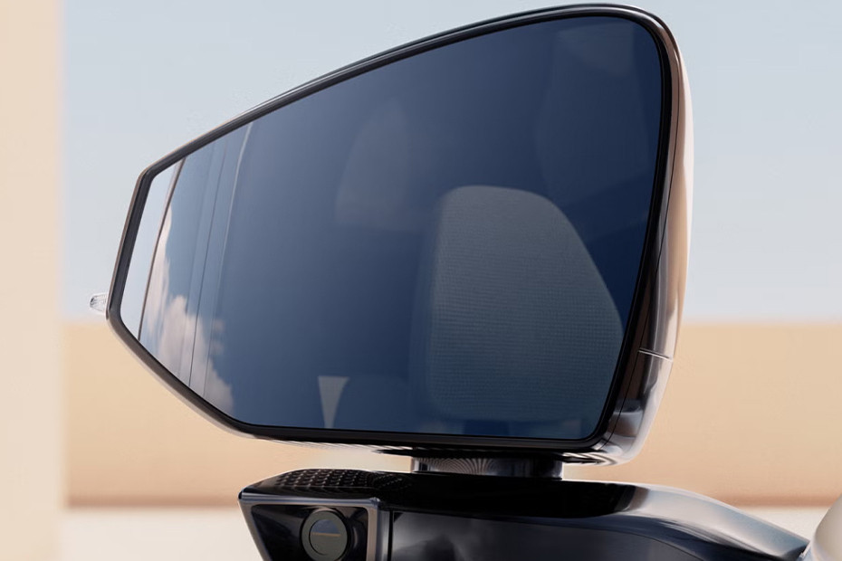 Volvo EX90 Drivers Side Mirror Rear Angle
