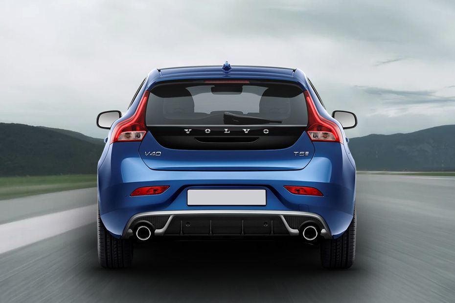 Full Rear View of Volvo V40