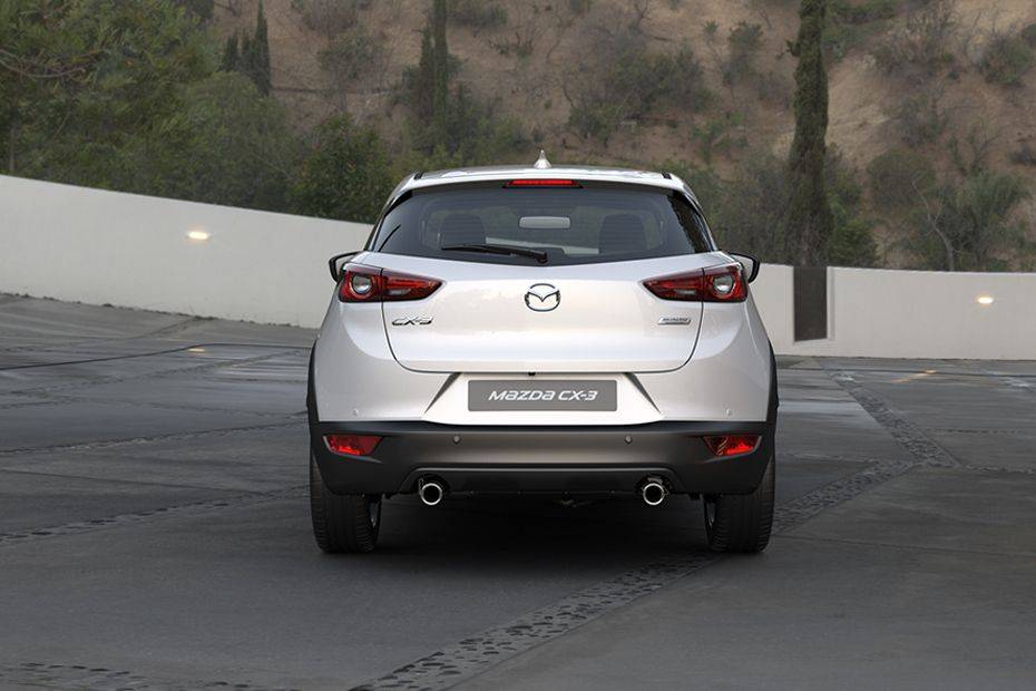 Full Rear View of Mazda CX-3 Full Rear View of Mazda CX-3
